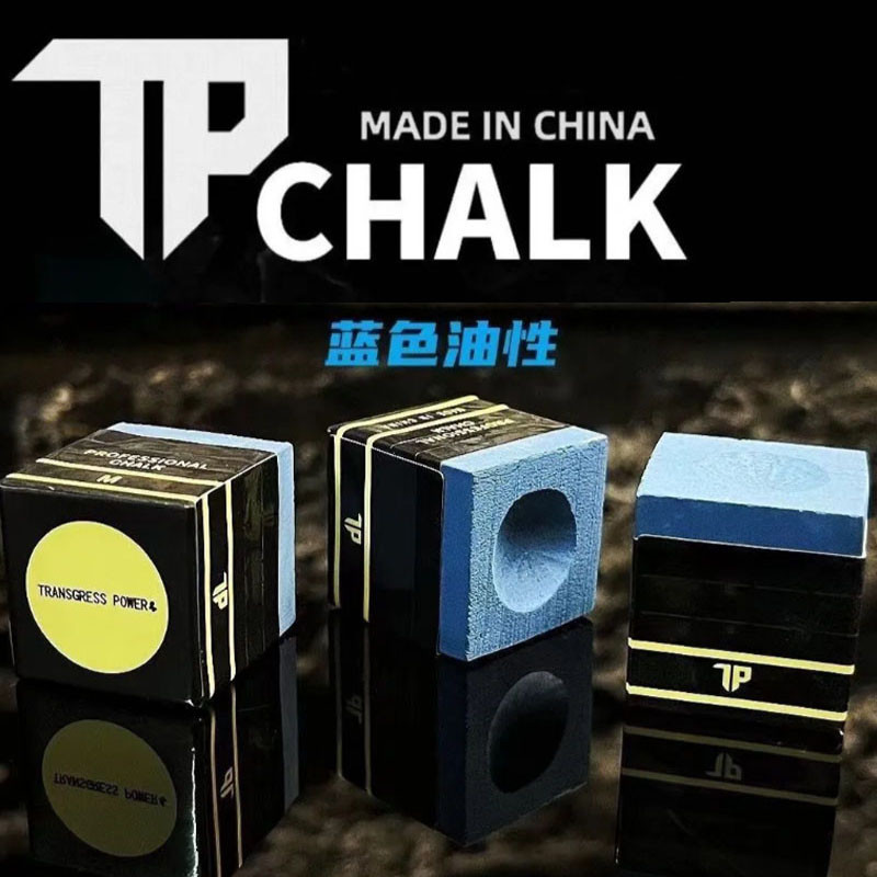 TP Chalk Fine Powder บิลเลียดชอล์ก Pool Cue Chalk สнукерสีน้ำเงิน/เขียว