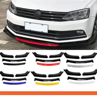ชุดลิ้นหน้ากันชน Bumper kit ทรงสปอร์ต อะไหล่แต่งกันชน 1 ชุด (4 ชิ้น) มีหลายสี ประกอบง่าย