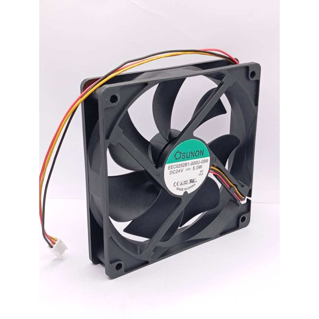 สั่งเลย! พัดลม ขนาด 120*120 หนา15 SUNON EEC0252B1-000U-G99 DC24V = 5.0W