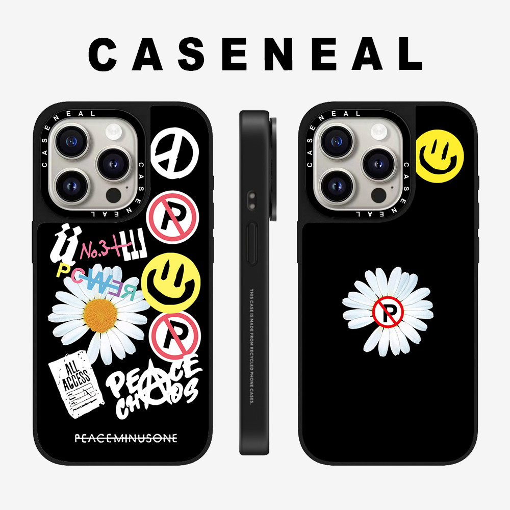 Drop proof CASENEAL เคสโทรศัพท์สําหรับ iPhone 16promax 16pro 16 15Pro 15promax 14promax 13 13promax พิมพ์ด้านข้างเคสแข็ง GD เดซี่ 12 12promax กรณี iPhone 11 กรณีคุณภาพสูง