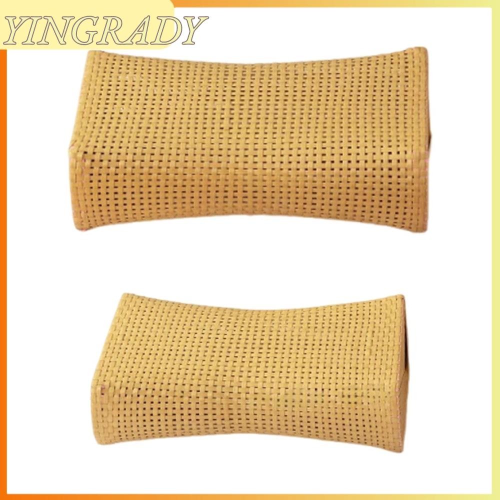 YINGRADY หมอนทอ, หวายเทียมแบบพกพา PE หวาย, ของขวัญ Hollow Multi-function Summer Cool Bolster