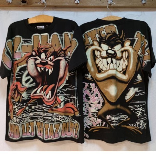 Taz Mania Devils Tshirt / Jersey เสื้อไมโครไฟเบอร์