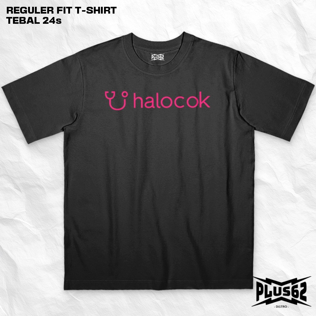 Plus62 Distro - เสื้อยืด Premium Thick 24s Original Series - Halocok - ED0026