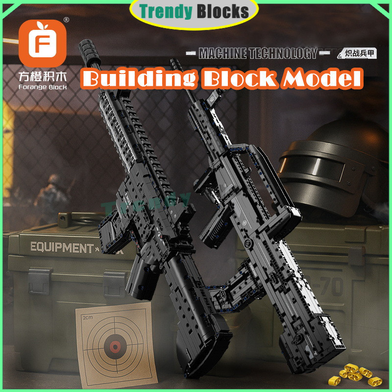 FC9408-94109 บล็อกตัวต่อของเล่น M416,QBZ95,AWM,LR4,CS,PUBG มือถือ,ของเล่นของขวัญสําหรับชาย