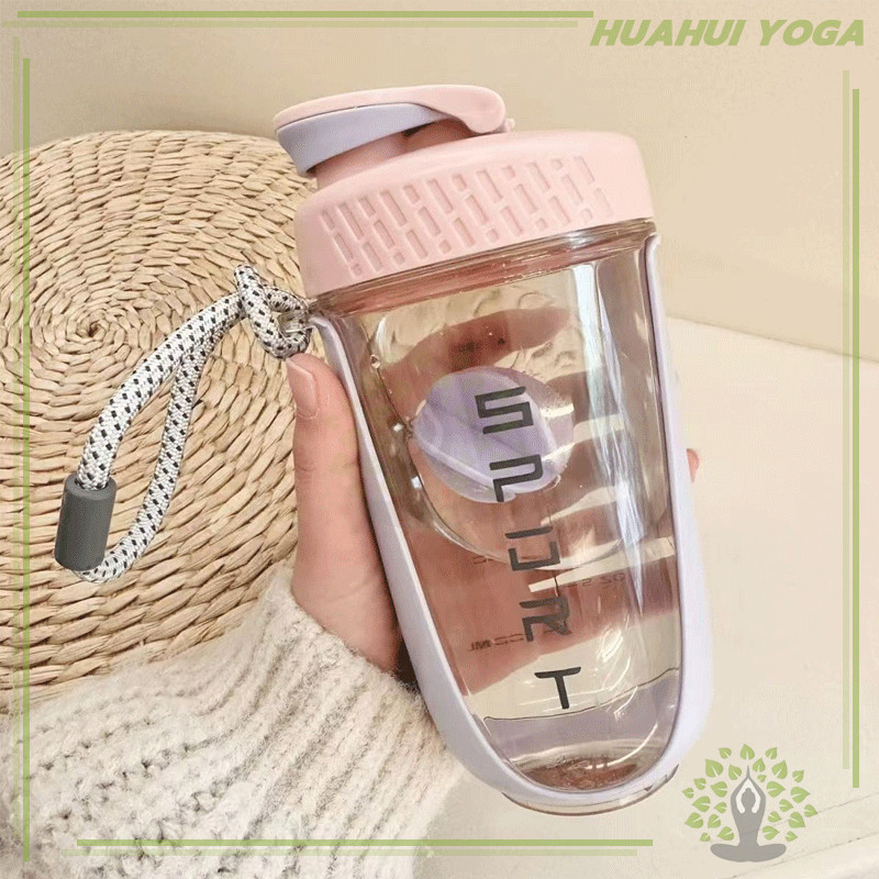 แบบพกพา แนวสปอร์ต ถ้วยปั่น แก้วโปรตีนเชค  แก้วน้ำพกพา แก้วชงโปรตีนสำหรับเขย่าเวย์ - รูปที่ 4