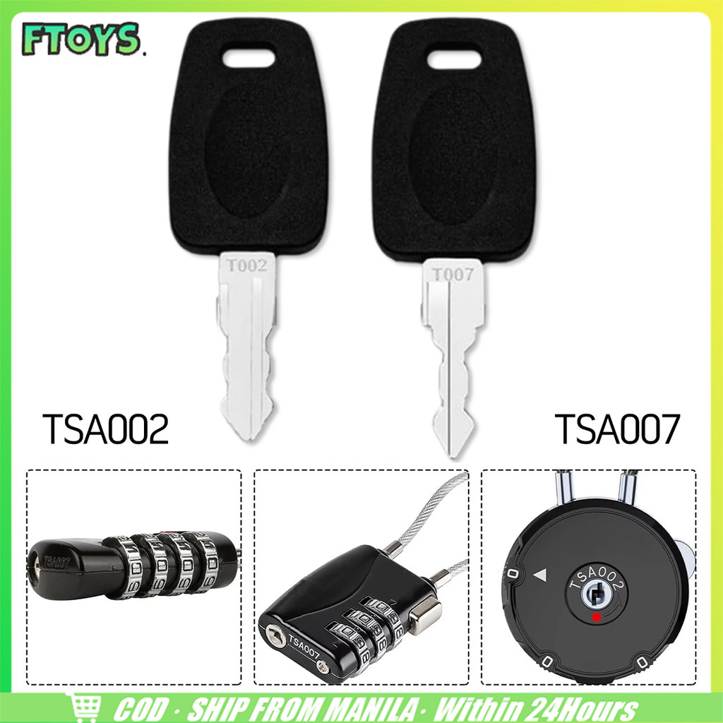 จัดส่งใน24ซม.กุญแจล็อคกระเป๋าเดินทาง tsa002 tsa007 อุปกรณ์เสริม กุญแจ tsa lock