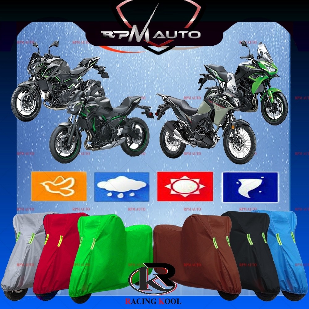 MODENAS รถจักรยานยนต์ Racingkool-MotorCover ป้องกันฝุ่นกันน้ํา Uv VERSYS X250 VERSYS 650 Z250 ABS Z6