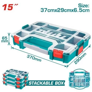 EMTOP กล่องใสเครื่องมือ 12 นิ้ว รุ่น EPBX1211 / 15 นิ้ว รุ่น EPBX1511 ( Plastic Organizer )