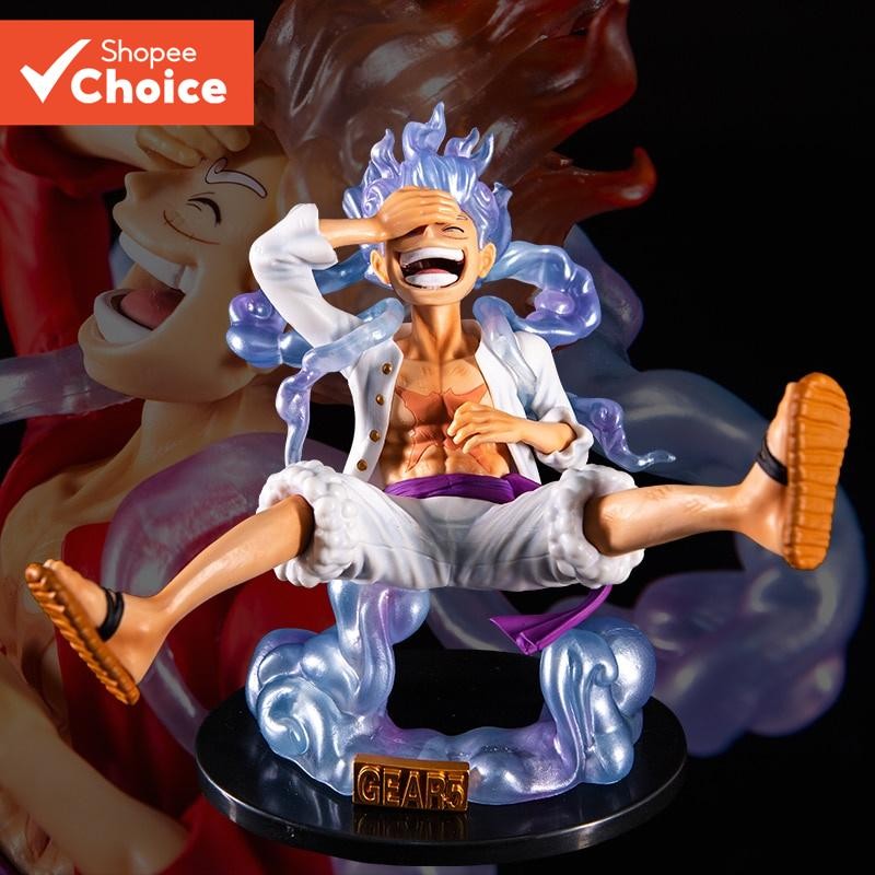 อะนิเมะOne PieceรูปLuffy Gear 5 Action Figure Sun God Nika PVCรูปปั้นFigurineรุ่นสะสม-17.5 ซม.