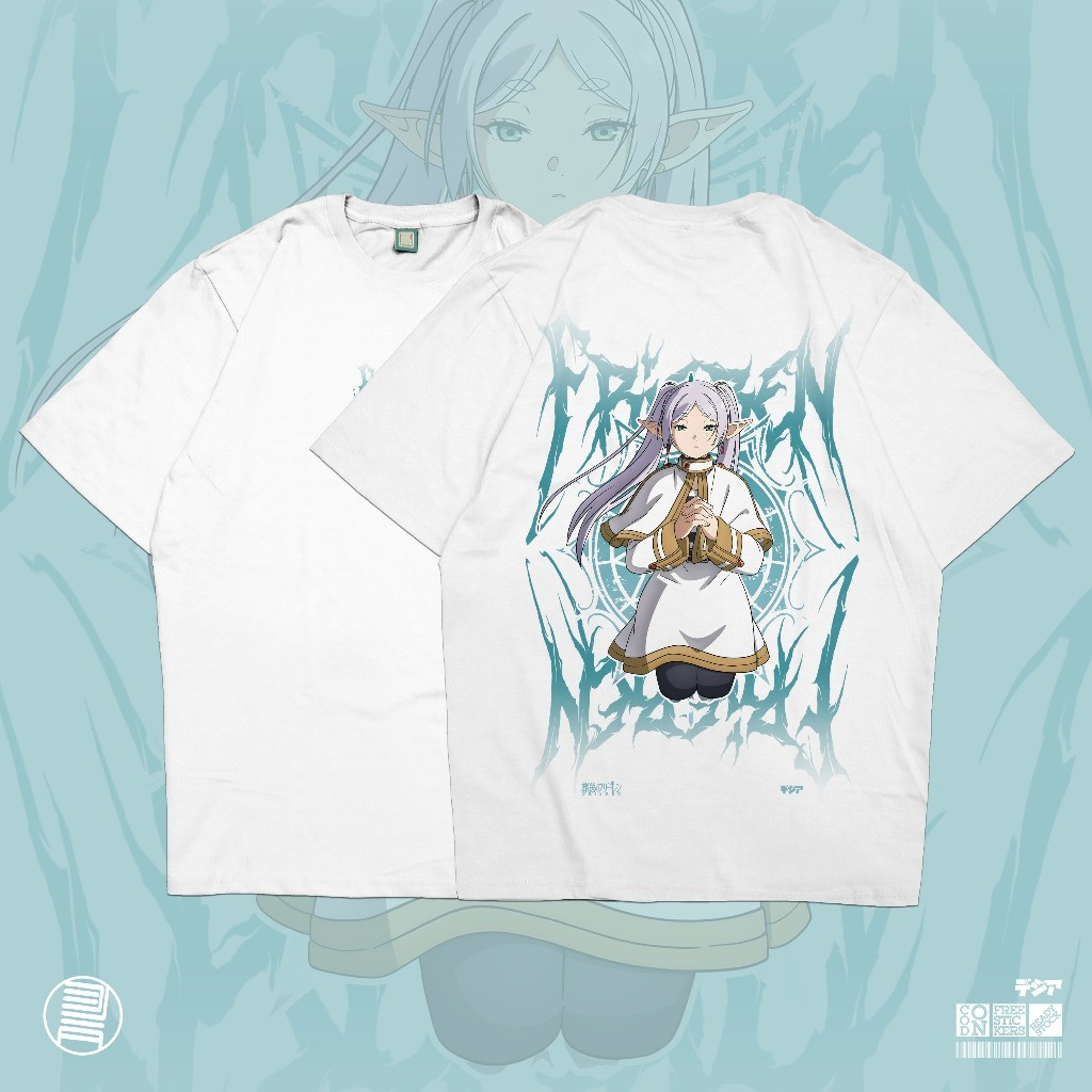 เสื้อยืด Frieren Sousou ไม่มี Frieren Mage มังงะ Elf Waifu อะนิเมะ Wibu ญี่ปุ่นญี่ปุ่นเสื้อผ้า DJA ผ