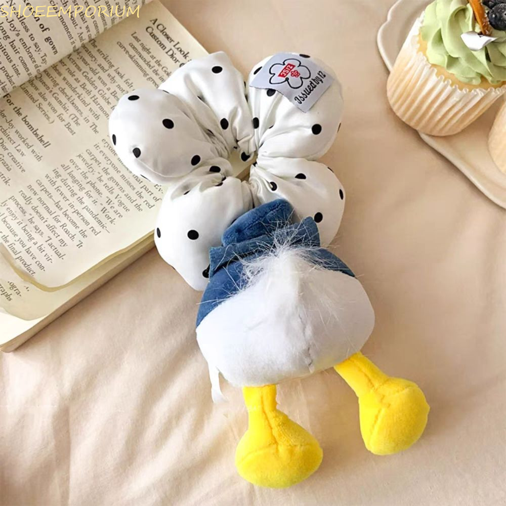 SHOEEMPORIUM Mickey Butt Hair Rope, น่ารักสไตล์ Quirky ดอกไม้ Scrunchies, Lovey Minnie Kawaii ตุ๊กตาการ์ตูนผม Tie ทุกวัน