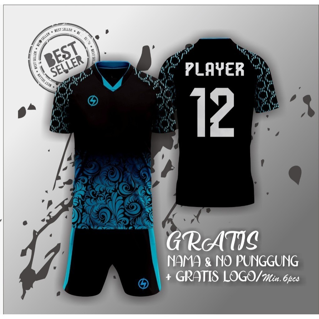 ฟรีที่กําหนดเองชื่อ + หมายเลขด้านหลังหน้าจอพิมพ์หนึ่งชุด FUTSAL JERSEY ผู้ใหญ่ชุดผู้ชายผู้หญิง VOLLE