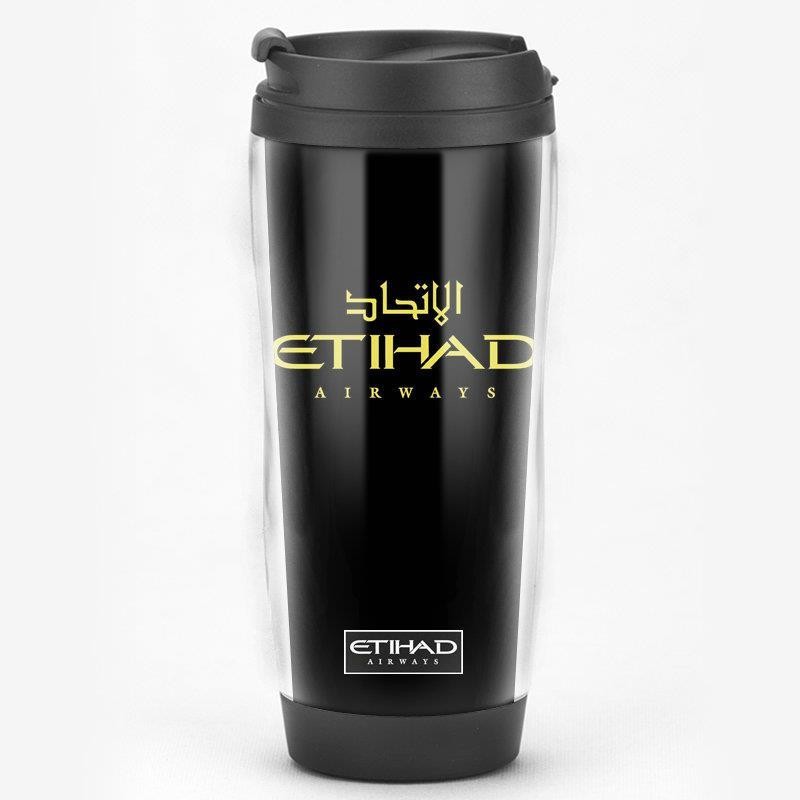 ✈️ แก้วน้ำ Etihad Airways✨ ของที่ระลึกจากเอมิเรตส์