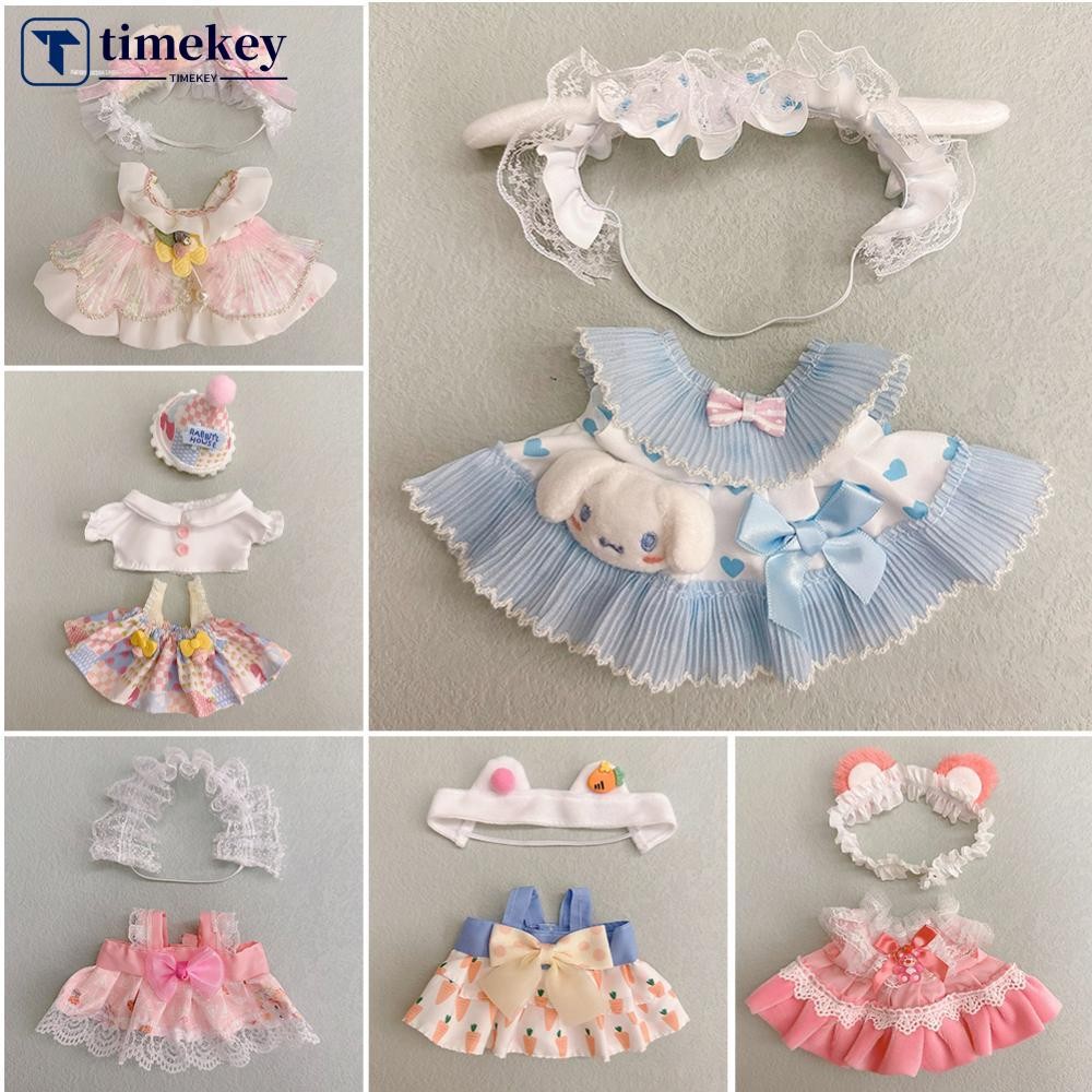 TME สําหรับ 20 ซม.ผ้าฝ้ายตุ๊กตา Rompers การ์ตูนตุ๊กตาตุ๊กตาชุดเปลี่ยนเล่น House อุปกรณ์เสริม Mini เสื้อผ้า
