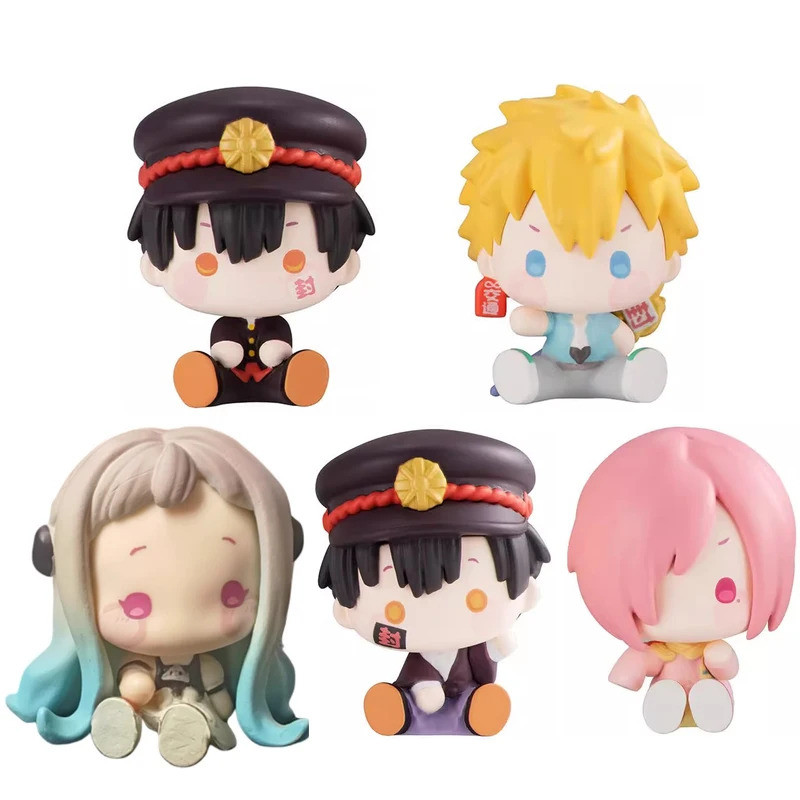 Bandai Toilet-bound Hanako-kun Yugi Tsukasa  Anime Action Figure Model  Mitsuba Minamoto Kou Figurin