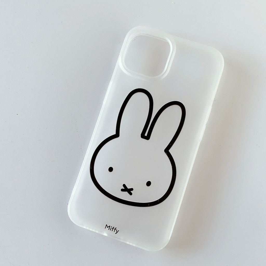 สนุก Miffy กระต่ายน่ารักการ์ตูน frosted soft shell สําหรับ iphone กรณี 16promax 15 15promax 14promax 13pro 13promax 11 12promax 11promax 7p xr xsmax xs 7
