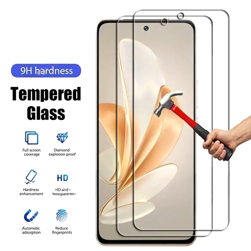 สําหรับ vivo T4x T4 T3x T3 T2x T2 4G 5G Lite อินเดีย 1-3PCS 9H HD ป้องกันกระจกนิรภัยฟิล์มสําหรับ viv