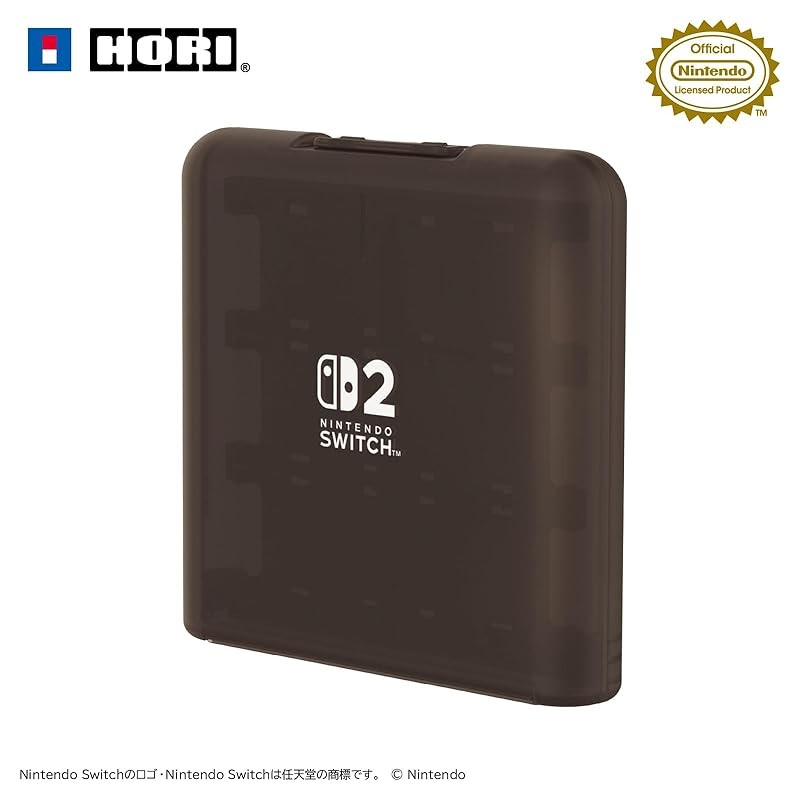 [Hori] [Officially licensed by Nintendo] Card Case for 12 cards for Nintendo Switch 2 [Compatible with both Switch 2 and old Switch] 12 cards Black
[Hori] [Officially licensed by Nintendo] Card Case for 12 cards for Nintendo Switch 2 [Compatible with both