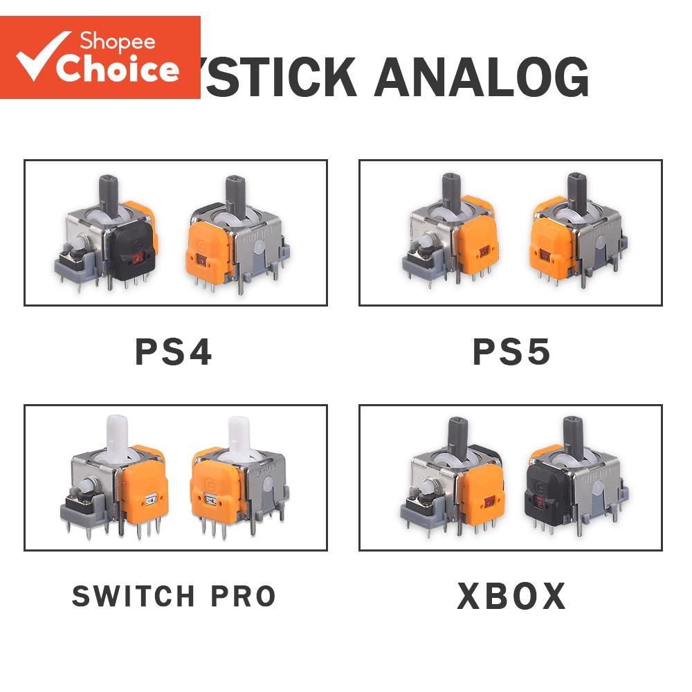 Hall Effect จอยสติ๊กเปลี่ยนคอนโทรลเลอร์สําหรับ PS4/ 5/สวิทช์ Pro/ Xbox จอยสติ๊ก Analog Sensor อะไหล่อุปกรณ์ซ่อมสําหรับ NS เกม Joycon