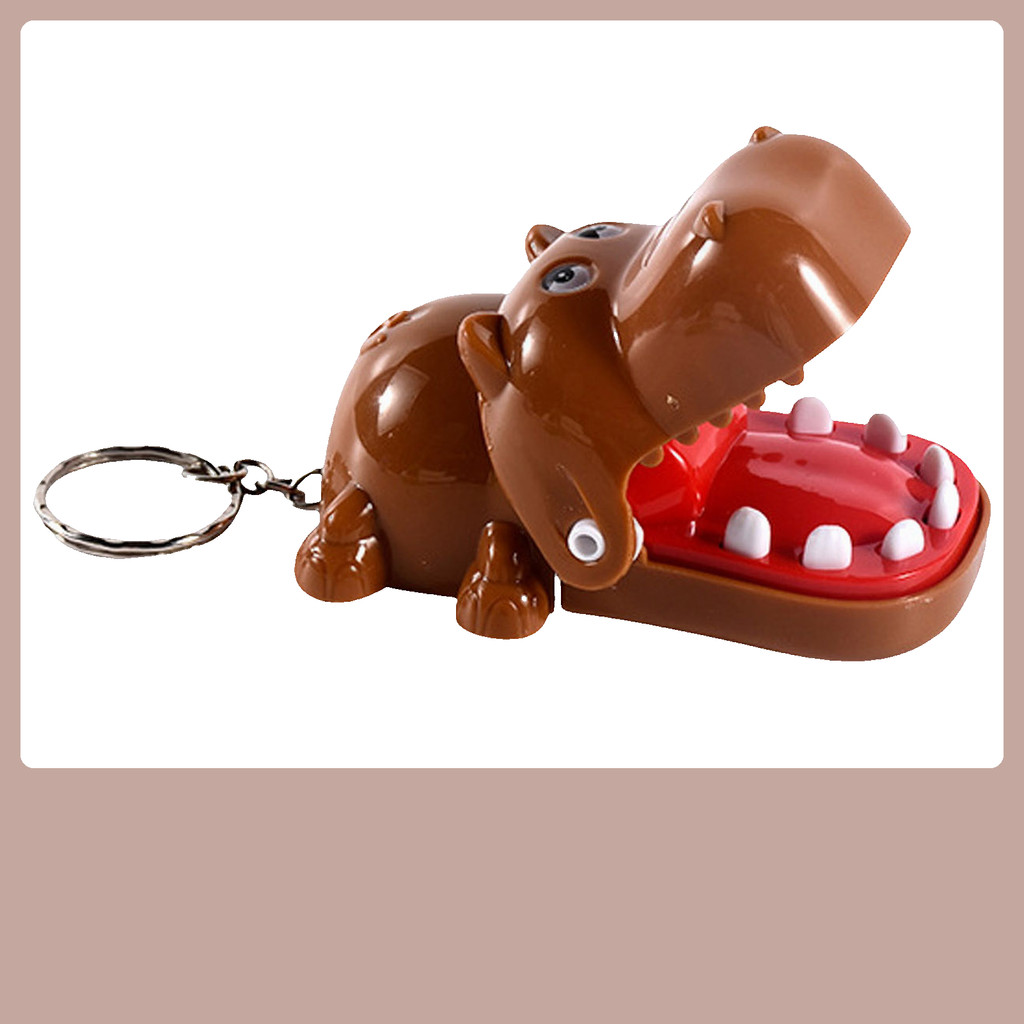 Crocodile Teeth Toys Game Classic Crocodile Biting Hand Gags Toy Innovative Keychain Toy Alligator Finger Biting notath