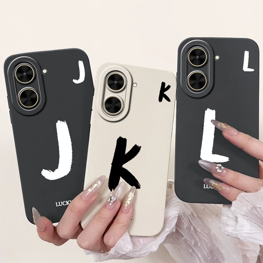 สําหรับ Xiaomi Poco C71 4G/Redmi A5 ปลอกซิลิโคนอ่อนนุ่มปกหลังความเรียบง่ายตัวอักษรทาสีเคสโทรศัพท์สําหรับ RedmiA5 5 Pococ71 เปลือก