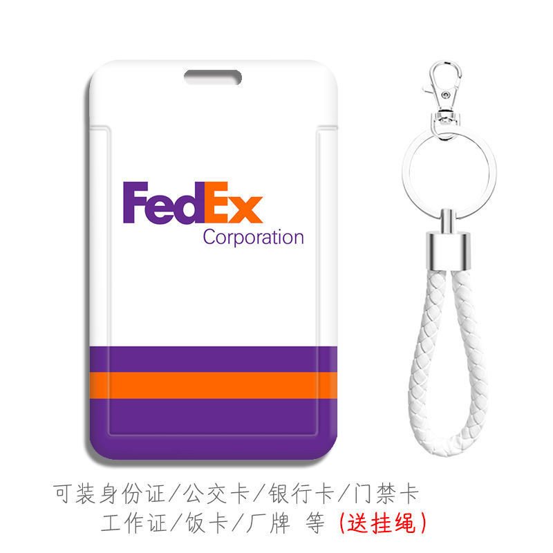 Fedex Fedex Federal Airlines Card Holder FedEX Staff Work ID Holder Work Card Holder with Lanyard St