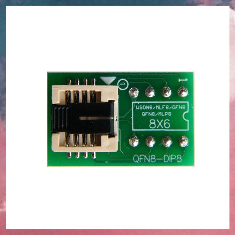 DFN8 ถึง DIP8 ซ็อกเก็ตชิป IC ซ็อกเก็ต QFN8/WSON8/MLF8/MLP8/DFN8 ถึง DIP8 สําหรับ CH341A TL866Ii Plus