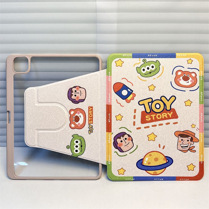 เคสป้องกันสําหรับ Samsung Galaxy Tab A7 lite S7plus/S8plus S9 FE + Tab A9 Plus Tab S6 lite 10.4 นิ้ว S9plus/s10plus 12.4 นิ้ว S10ULTRA หมุนได้อะคริลิคปลอกพร้อมช่องเสียบปากกา