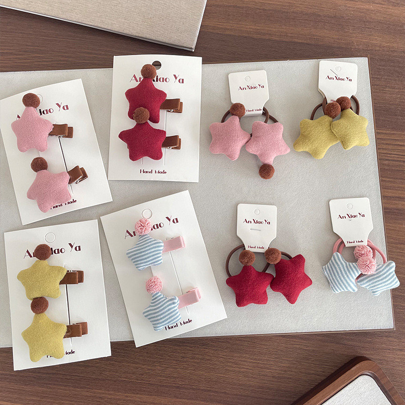 กิ๊บติดผม Gentle Grip Star สําหรับ Baby & Kids - เครื่องประดับผมแบบยืดหยุ่นแบบไม่ฉีกขาด