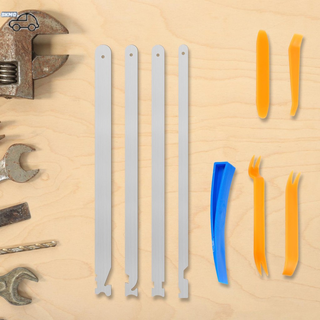 Auto Jim Kit Universal สแตนเลส Slim Jim เครื่องมือ Professional สูงยืดหยุ่นยานพาหนะซ่อม Jim เครื่องม