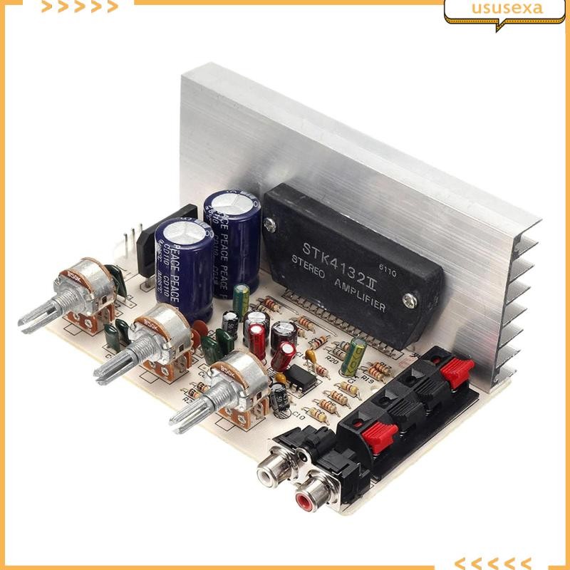 [Ususexa] โมดูล DIY 12V DX0408 พลังดิจิตอลเสียงสเตอริโอเครื่องขยายเสียงบอร์ด 100W สีเขียว