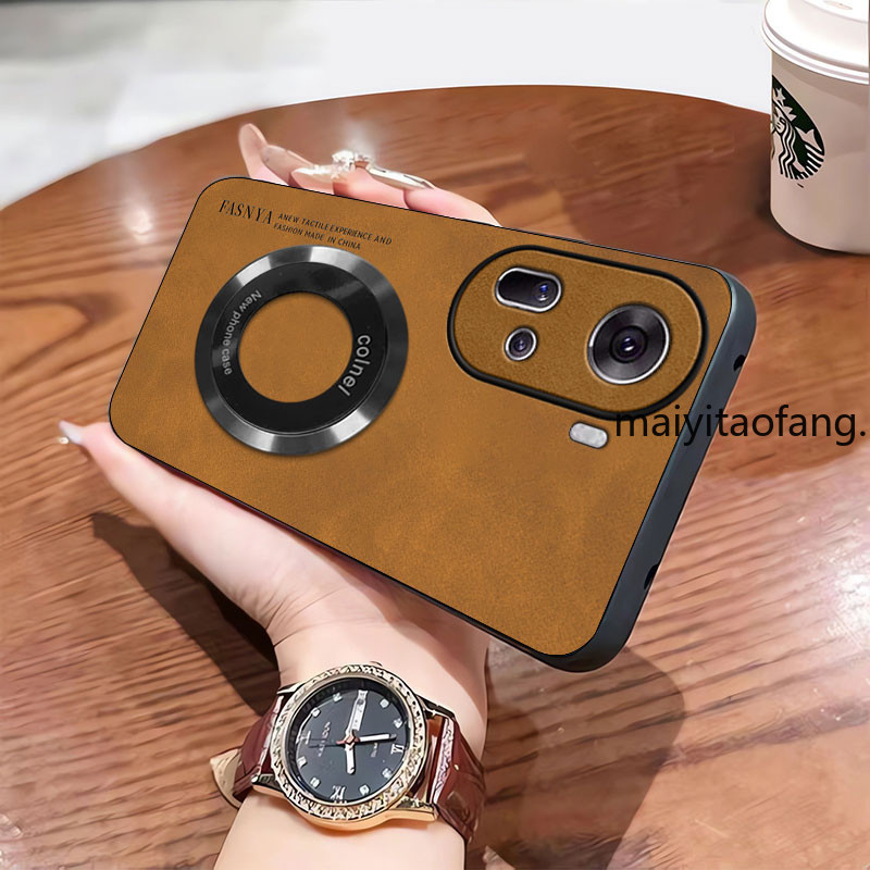 ปลอก OPPO Reno 11 5G OPPO Reno 11 PRO เคสโทรศัพท์ป้องกันการสั่นสะเทือนแหวนดูดแม่เหล็กฝาครอบป้องกันพร้อมและกันลื่นฝาหลัง ybpywcxq