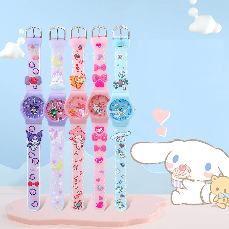 CHILDRENS WATCH 3D CHILDRENS WATCH พร้อม KAWAII CARTOON MOTIF