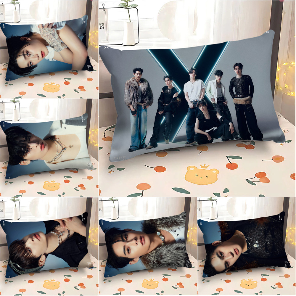 TPOP DEXX ปลอกหมอนโพลีเอสเตอร์สี่เหลี่ยมผืนผ้า, ปลอกหมอนอิงโซฟา (ไม่มีแกน)