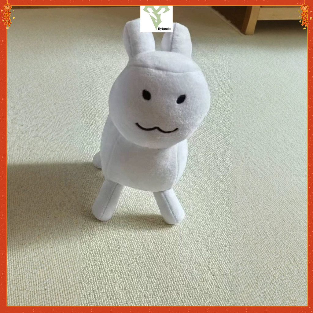 Rytanda สีขาวสีดํา Forsaken C00kidd กระต่าย Ro Blox Forsaken Gubby ตุ๊กตากระต่ายตุ๊กตาของเล่นนุ่มสํา