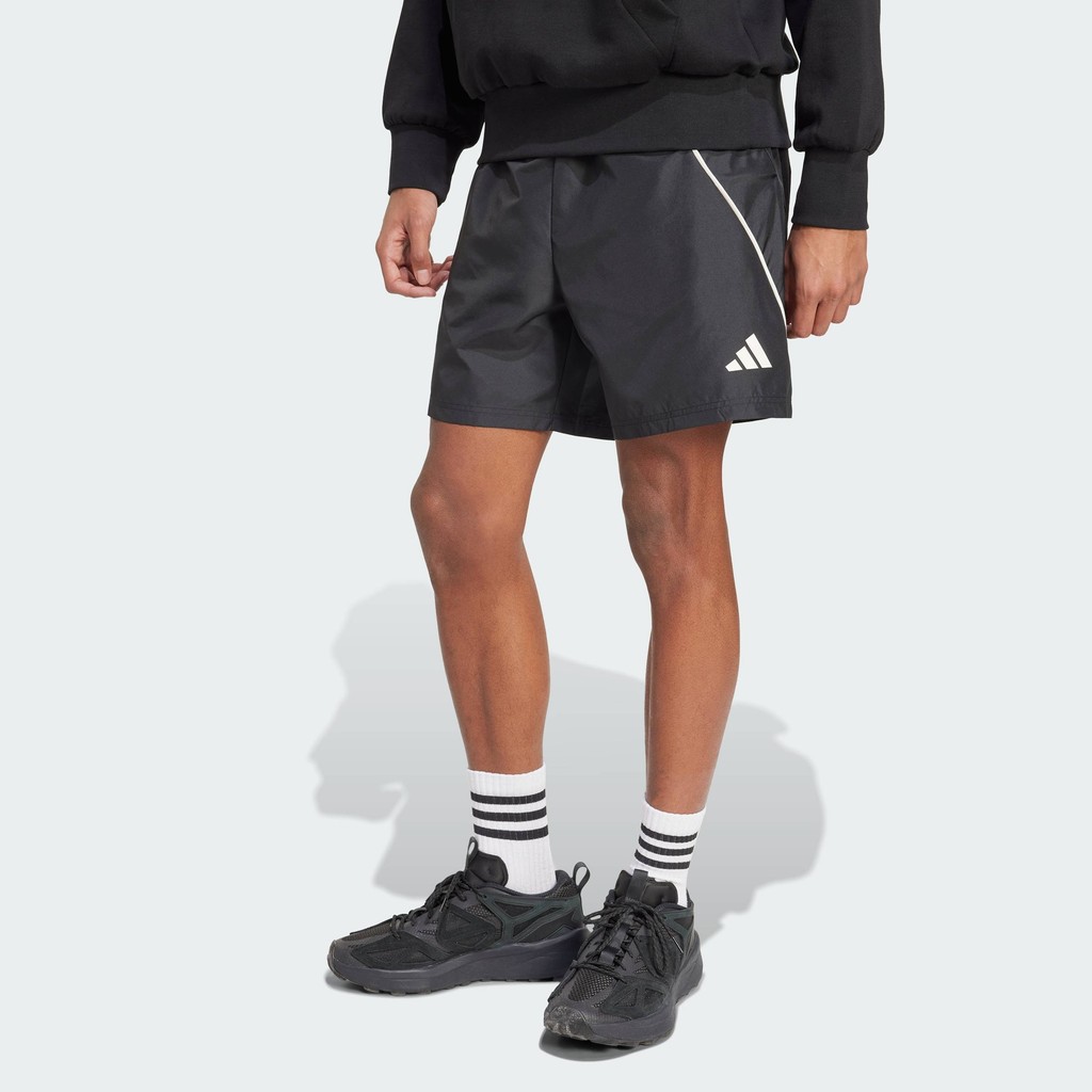 adidas ไลฟ์สไตล์ กางเกงขาสั้น Stadium ผู้ชาย สีดำ JN1823