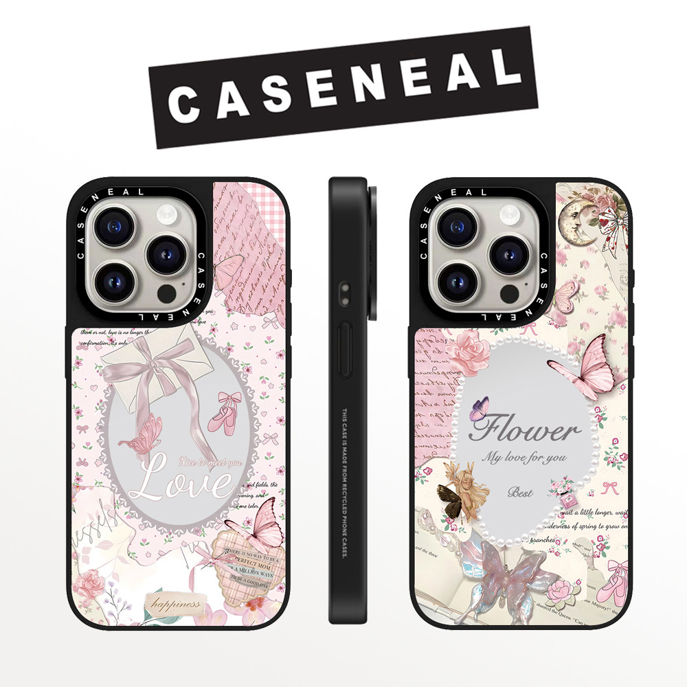 Drop proof CASENEALเคสโทรศัพท์สําหรับiPhone 17ProMax 17pro 17 air 16promax 16 15promax 15 14promax 13 13Promaxเคสแข็งน่ารักดอกไม้12 12PromaxกรณีiPhone 11กรณีคุณภาพสูง