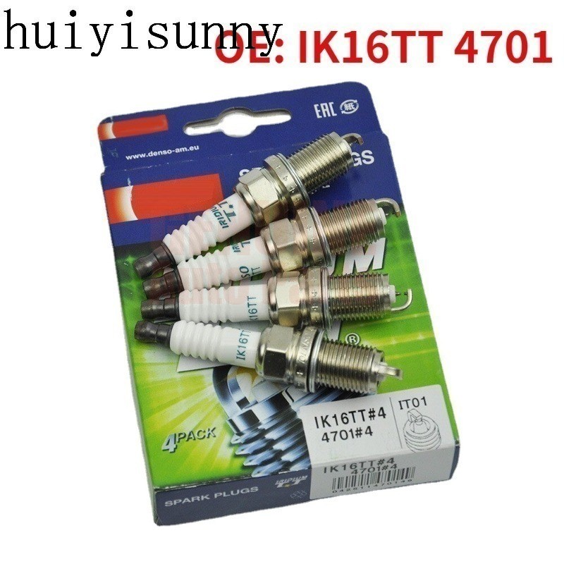 HYS 4 ชิ้น IK16TT DENSO IRIDIUM TT SPARK PLUG IK16TT 4701 / IK16