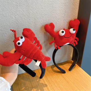 ที่คาดผมน่ารัก สไตล์ปูกุ้งก้ามกราม การ์ตูนตลก