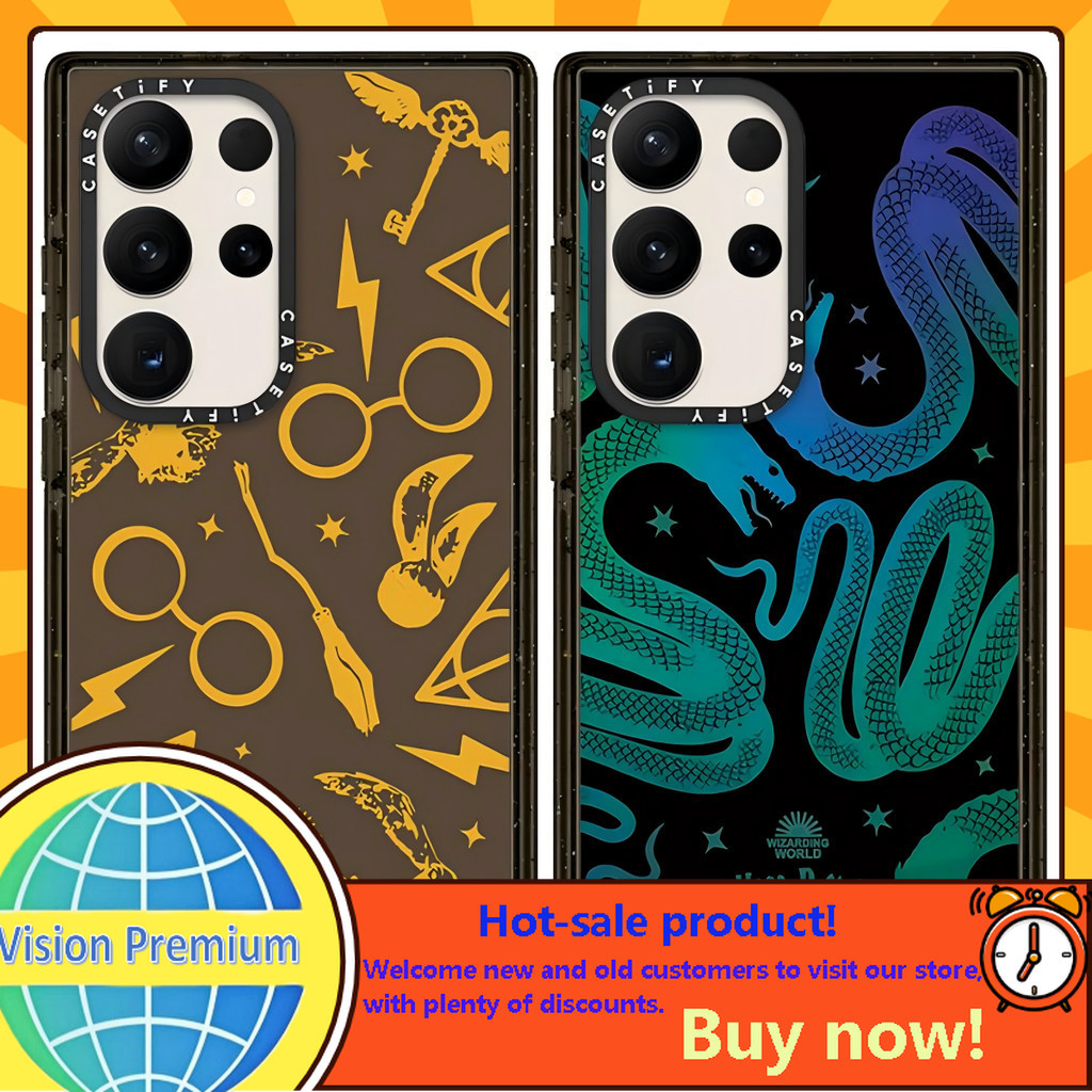 เคสโทรศัพท์ผลกระทบลายขนม Harry Potter สําหรับ Samsung Galaxy S22 S23 S24 S25 Plus Ultra +