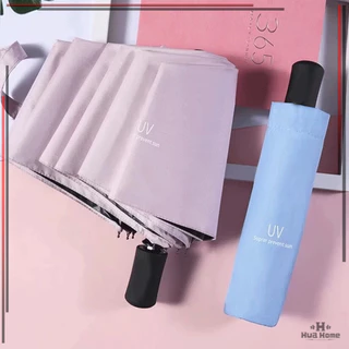 ร่มพับ ร่มยืดหดได้ Umbrella กันฝน กันแดด กันยูวี ด้านในดำ มีให้เลือก 6 สีเสริมโครง ข็งแรงทนทาน