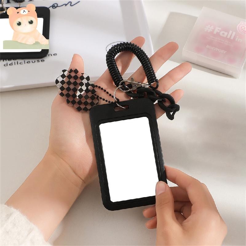 Photocard Holder Photocard Display Holder With Love Keychain Idol Picture Protector