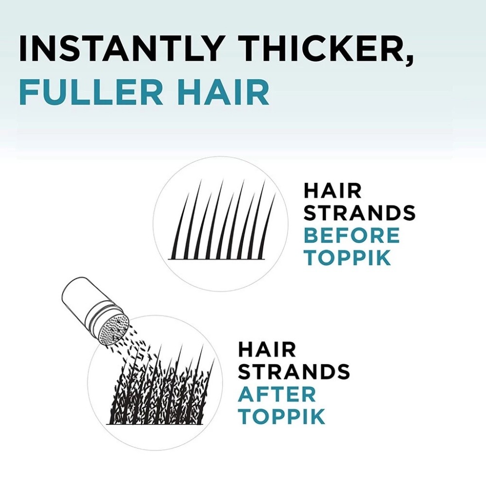 Toppik Hair Building Fiber Styling Powder ผงแต่งผมเคราตินธรรมชาติ ติดทนนาน เป็นมิตรต่อเส้นผม ราคา ถูกที่สุด ดีลบีเคเค แกลเลอรีภาพที่ 4