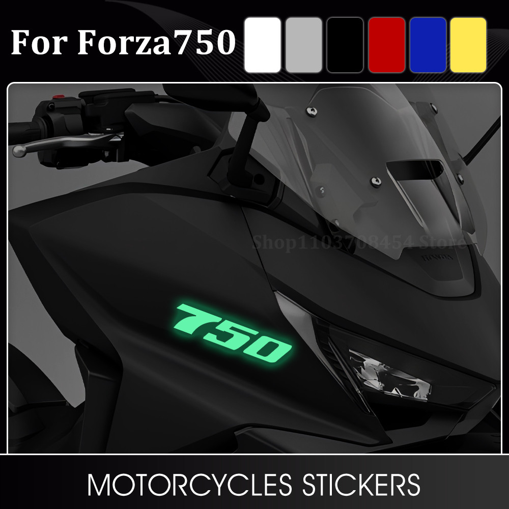 สติกเกอร์รถจักรยานยนต์รูปลอกกันน้ําสําหรับ Honda Forza 750 สติกเกอร์ Forza750 ฟรีที่กําหนดเอง