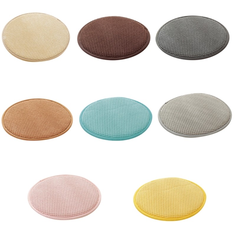 SIY Ergonomic Round Chair Cushions หนารองรับสําหรับรับประทานอาหาร Car Office Chairs