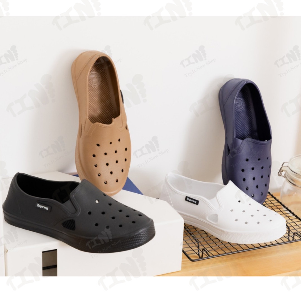 ถูกสุด•ส่งไว•แท้ชัวร์💯Kugarang รองเท้าคัทชูไฟล่อน มีรูระบายอากาศ รองเท้าโรงงาน รุ่น KR3535 Size36-43 สินค้าพร้อมส่ง🛒 - รูปที่ 6