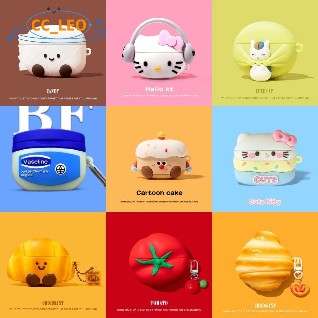 for EDIFIER X2 Plus Case Cute Vaseline Tomato Pendant Silicone Soft Case Cartoon Ghost EDIFIER X2 Pl
