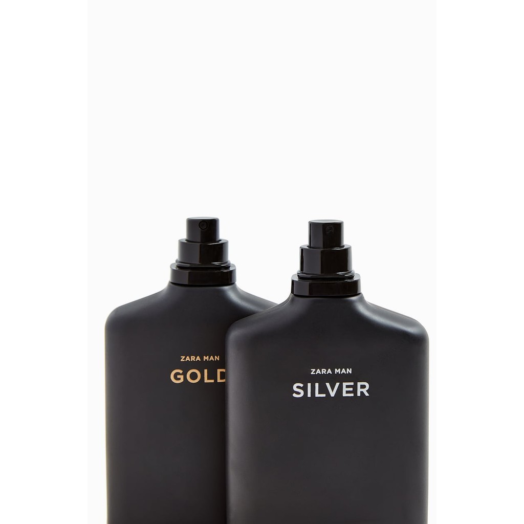 (น้ำหอมzara) ZARA MAN SILVER + ZARA MAN GOLD 90 ML x 2 Eau de toilette Duo set แพ็คคู่สุดคุ้ม (พร้อม