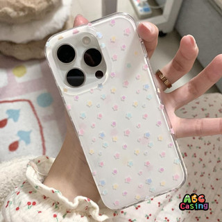 เคสโทรศัพท์สำหรับ IPhone 17 11 12 15 16 14 13 Pro Max 7 16 8 15 Plus X XS Max XR SE 2020 เคสคู่รักลายดาวน่ารักเรียบง่าย