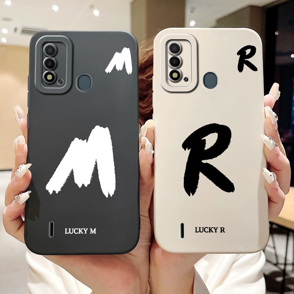 สําหรับ Itel P37 / Vision 2S / Itel P651L P681L / Itel Vision2 Plus / P37 Pro Lucky จดหมายเริ่มต้นเค